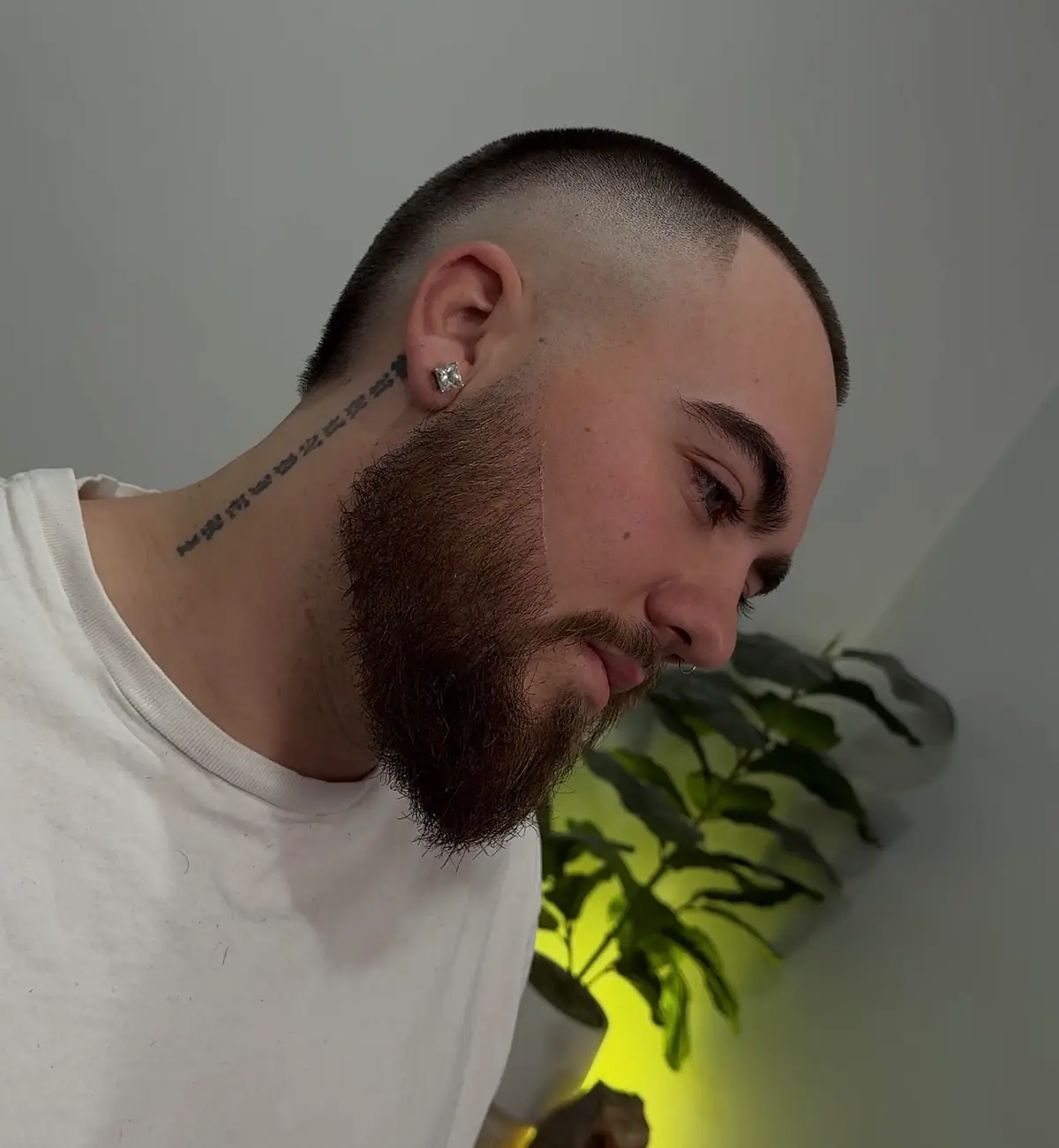 High skin fade and full beard sculpt by RUCI.BARBER Cranbourne