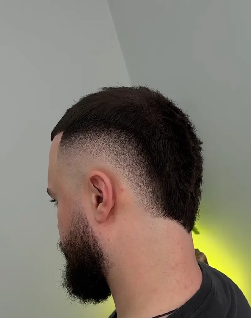 Tailored men's cut by Xavier at RUCI.BARBER, Cranbourne private studio barber